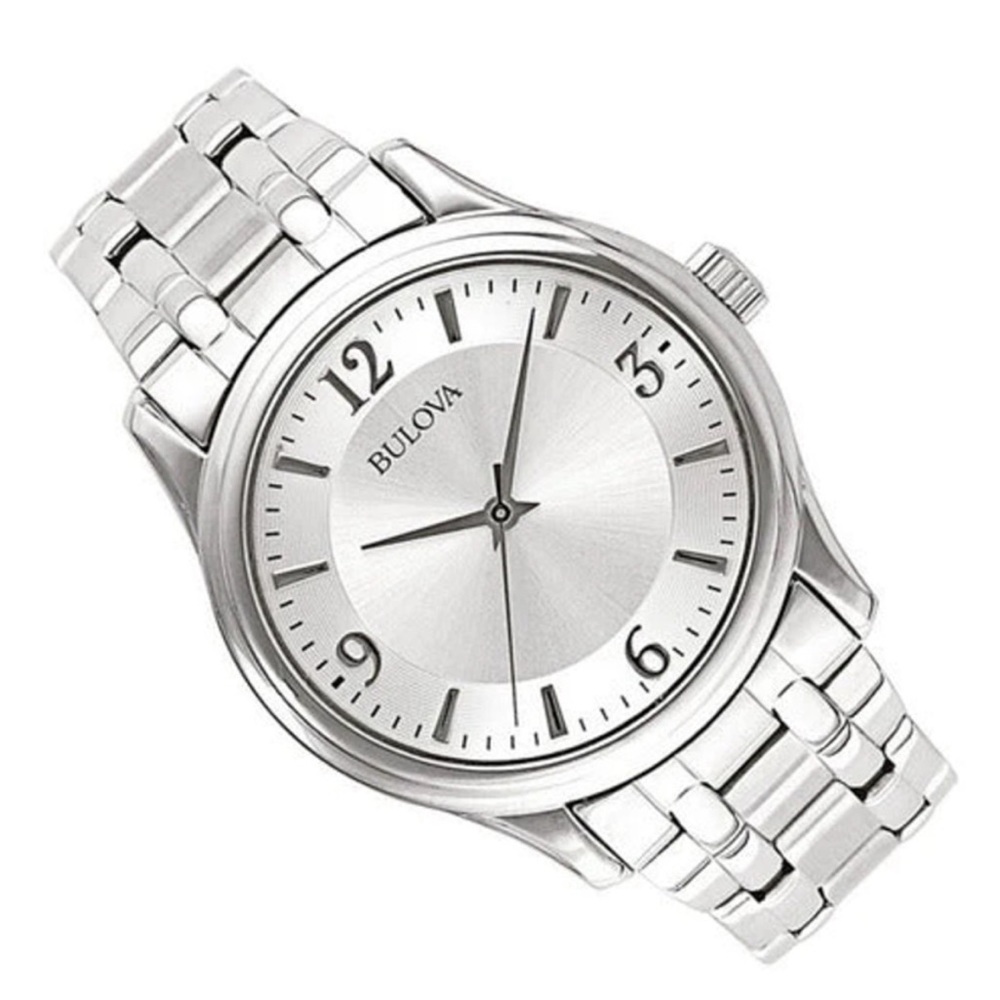 BULOVA Corporate Exclusive Silver Dial Men's Watch 96A000